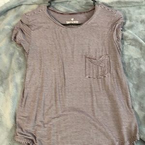 American Eagle stripped tee shirt